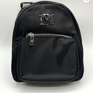 Badgley Mischka Black Mini Backpack Bag